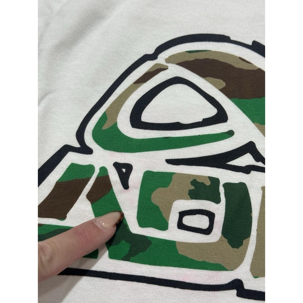 Vintage‎ Y2K Adio Camouflage Logo Skateboarding T Shirt Size L - Picture 5 of 7
